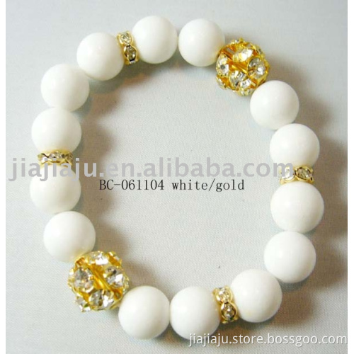 Bracelet BC-061104 white/gold